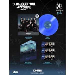 BECAUSE OF YOU, I SHINE VINYL ALBUM STAR LIGHT SHINE VERSION