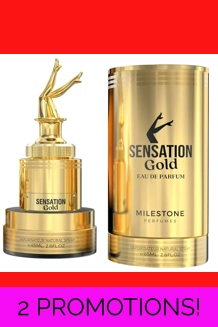 MILESTONE SENSATION GOLD Eau De Parfum 100ml MILESTONE SENSATION GOLD Eau De Parfum 100ml