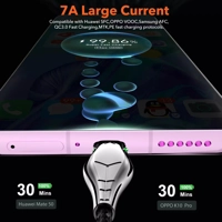 100W Fast Charging USB-A to USB-C Cable, LED Indicator, Braided Nylon, 1m Length