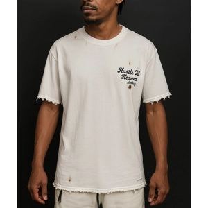 Hustle Til Retro “Distressed and Burned” shirt
