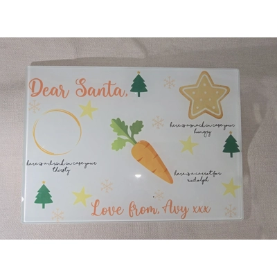 Santa's treat plate