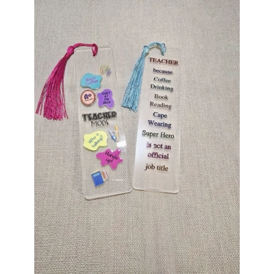 Acrylic bookmarks