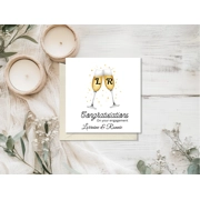 Champagne Flute Card