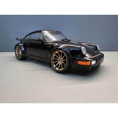 CUSTOM PORSCHE 911 - 964 3.6L TURBO 1/18 With Upgraded Whe..