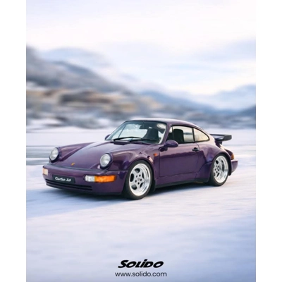 Available February Solido 1/18 Porsche 911 (964) Turbo Purple