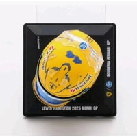 Looksmart Lewis Hamilton Miami GP 2025 Scuderia Ferrari HP 1/5 Scale Helmet