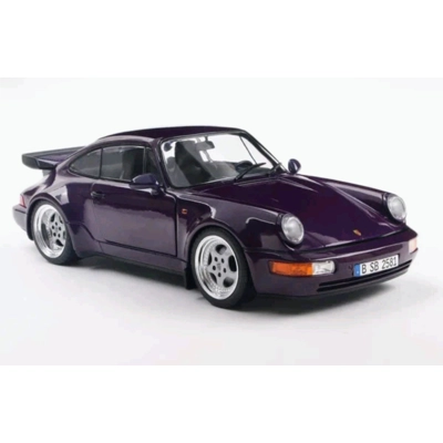 NEW SOLIDO 1/18 PORSCHE 911 (964) TURBO VIOLET BLUE METALLIC 1990 -  S1803412