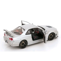 SOLIDO 1804312 - 1/18 NISSAN SKYLINE (R34) GT-R Z TUNE SILVER 1999 DIECAST