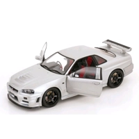 SOLIDO 1804312 - 1/18 NISSAN SKYLINE (R34) GT-R Z TUNE SILVER 1999 DIECAST