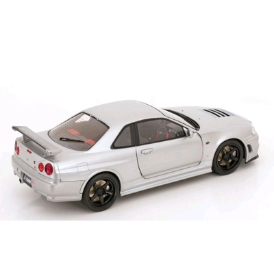 SOLIDO 1804312 - 1/18 NISSAN SKYLINE (R34) GT-R Z TUNE SILVER 1999 DIECAST