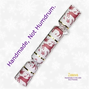 Gold Striped Scandanavian - DIY Cracker Kit - Set of 6