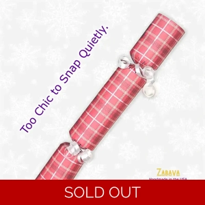 Christmas Plaid - DIY Cracker Kit - Set of 6