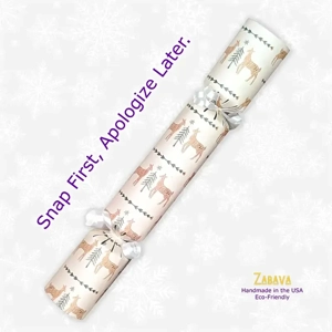 Wood Block Christmas Deer - DIY Cracker Kit - Set of 6