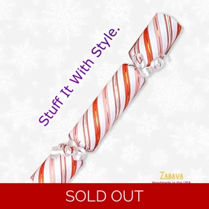 Gold Foil Candy Stripes - DIY Cracker Kit - Set of 6