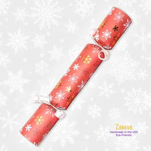 Gold Foiled Snowflakes - DIY Cracker Kit - Set of 6