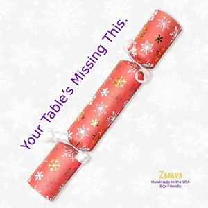 Gold Foiled Snowflakes - DIY Cracker Kit - Set of 6