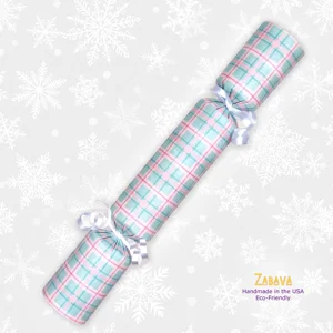 Mint Green Plaid - DIY Cracker Kit - Set of 6