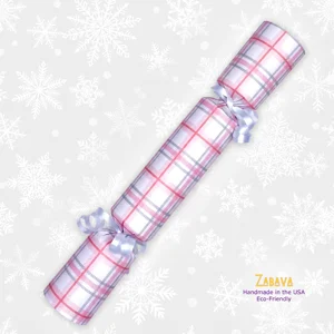 Pink & White Plaid - DIY Cracker Kit - Set of 6