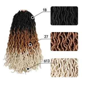 Godes Gypsy locs 3 tone ombre