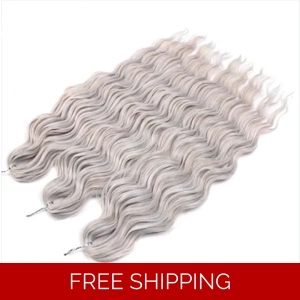 French Curl Braiding Hair 8Packs Pre Stretched Loose Wave Bouncy Braiding Hair French Curls Braids