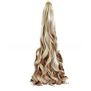 Spiral french curls 24 inch 150 g wavy style