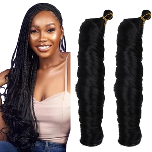 French silky curly braids