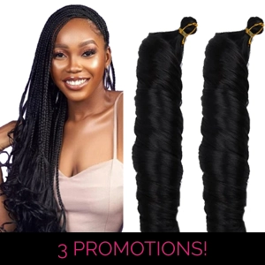 French silky curly braids