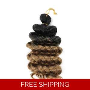 Italy curly bouncy wave braids ( 12 inches )