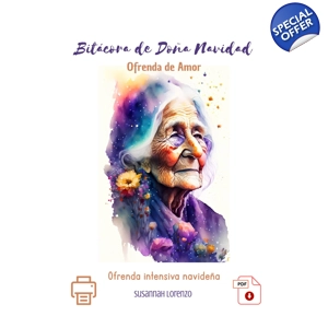 Bitácora Doña Navidad - Intensiva navideña - Imprimible