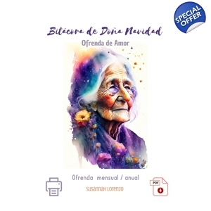 Bitácora Doña Navidad - Mensual anual - Imprimible