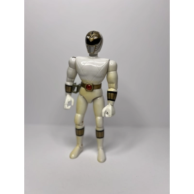 Bandai - Vintage 1993 White Power Ranger 6"