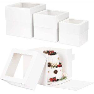 12” x 12” x 12” TALL CAKE BOX