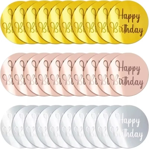 ROUND ACRYLIC DISC TOPPER