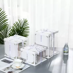 CAKE BOX WITH SIDE WINDOW (PACK OF 5)