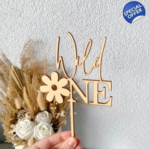 WOODEN WILD ONE TOPPER