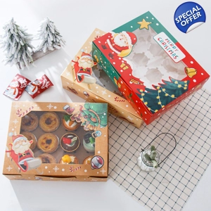 CHRISTMAS CUPCAKE BOX BY 12