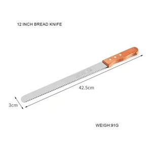 12” SERRATED CAKE KNIFE 12” SERRATED CAKE KNIFE