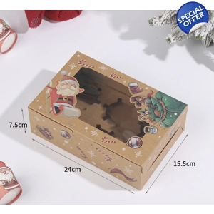 CHRISTMAS CUPCAKE BOX BY 6