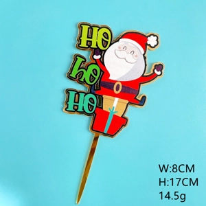 CHRISTMAS ACRYLIC TOPPER
