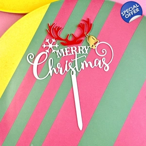 ACRYLIC CHRISTMAS TOPPER