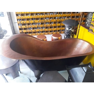 Handcrafted Copper Freestanding Bathtub - Spa Quality