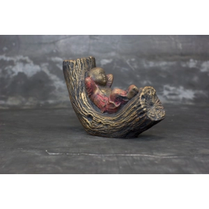 Relaxing Shaolin Buddha Monk - with Candle Holder