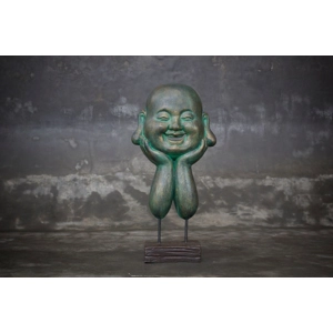 Happy Buddha on a Stand