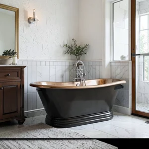 Handcrafted Copper Freestanding Bathtub - Spa Quality