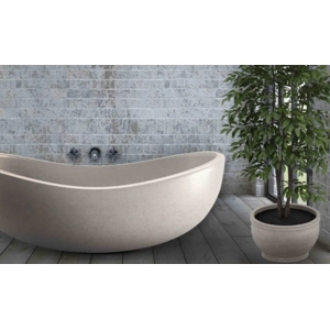 Handcrafted Terrazzo Stone Freestanding Bathtub - Spa Quality