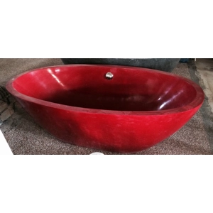 Handcrafted Terrazzo Stone and Resin Freestanding Bathtub - Spa Quality