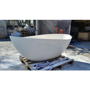 Handcrafted Terrazzo Stone Freestanding Bathtub - Spa Quality