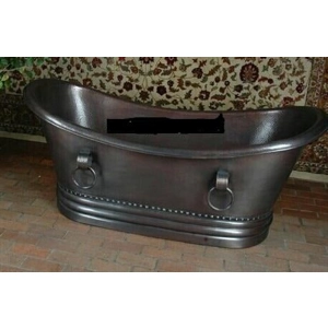 Handcrafted Copper Freestanding Bathtub - Spa Quality