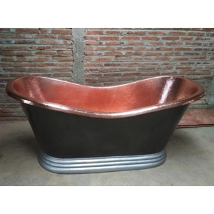 Handcrafted Copper Freestanding Bathtub - Spa Quality