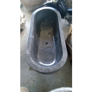 Handcrafted Marble Stone Freestanding Bathtub - Spa Quality (Oval)
